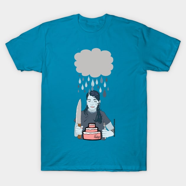 Someone Left Their Cake Out in the Rain T-Shirt by killmonkies